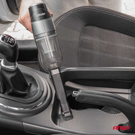 AMiO Auto Stofzuiger Draadloos - Autostofzuiger - Handstofzuiger - 40W - Grijs