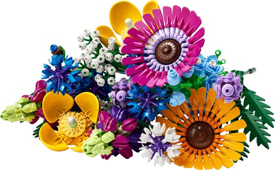 LEGO Icons Wilde Bloemen Boeket Bouwset voor Volwassenen, Botanical Collection - 10313