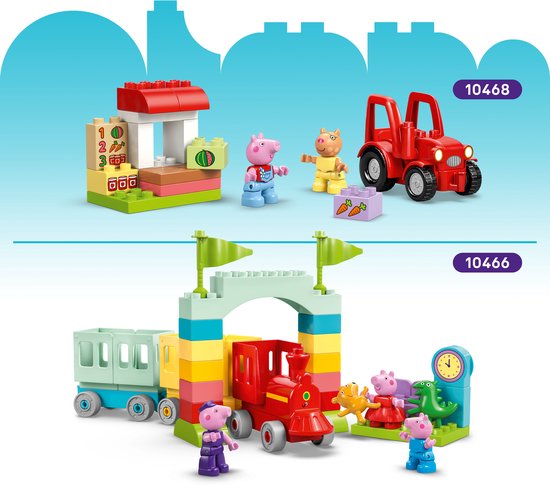 LEGO DUPLO - Peppa Big Familiehuis Dieren Speelgoed voor Peuters met Poppenhuis - 10467