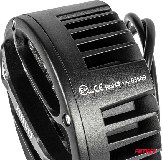AMiO Krachtige LED-verrijlamp PRO-serie AMiO-03869 Verstraler Spot Robuust Offroad