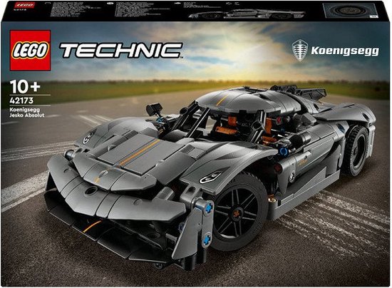 LEGO Technic - Koenigsegg Jesko Absolut grijze hypercar - 42173