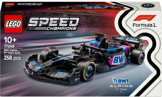 LEGO Speed Champions BWT Alpine F1 Team A524 racewagen Set - 77248