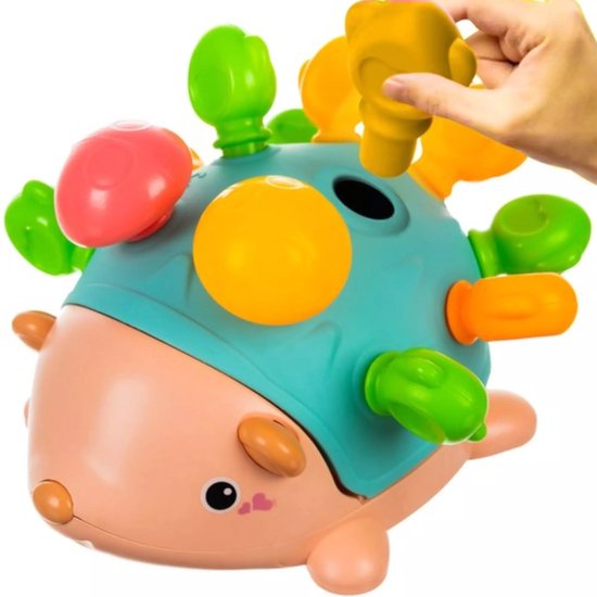 Educatief Speelgoed Puzzel - Egeltje - Kleuren Herkennen - Leerzaam Speelgoed voor Baby's en Peuters - Kleuren Matchen - Interactief Peuterspeelgoed - Sensorisch Speelgoed - Montessori