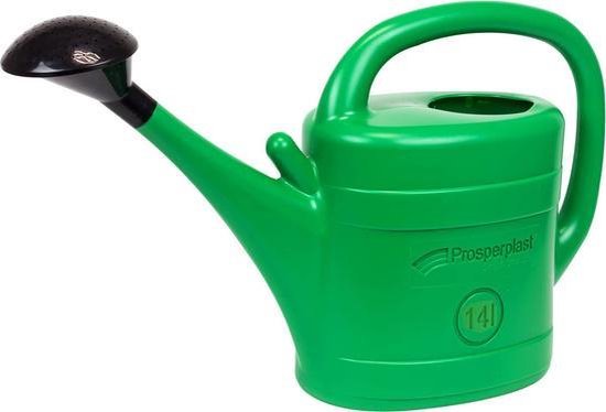 Prosperplast Gieter - groen - kunststof - broeskop - 14 liter - gieters voor buiten