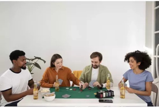 Malatec Alles-in-één Texas Poker Set - 200 Chips en Meer