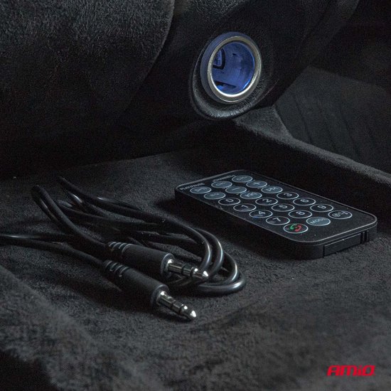 Car FM Transmitter with Remote 2×USB-A 12V 24V – Bluetooth, Hands-Free Bellen en Multifunctioneel