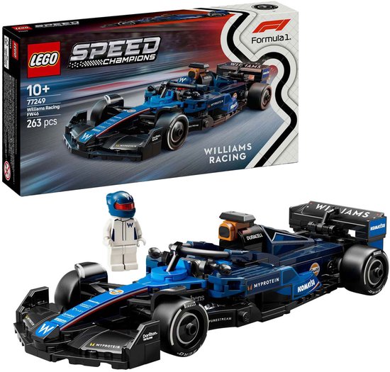 LEGO Speed Champions Williams Racing FW46 F1 racewagen Set - 77249