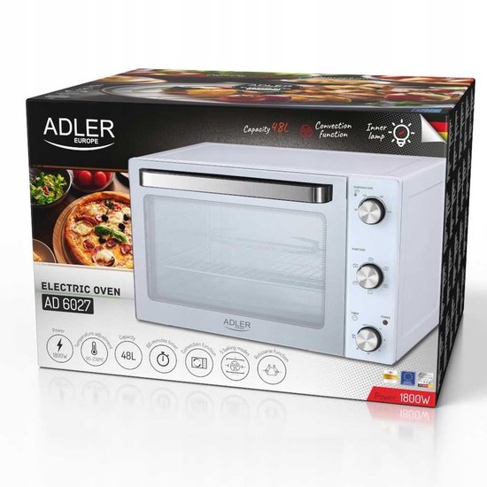 ELEKTRISCHE OVEN 48L ADLER | AD6027