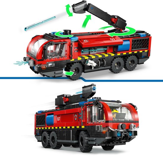 LEGO - Brandweertruck - Luchthavenmodel - Sets 4+