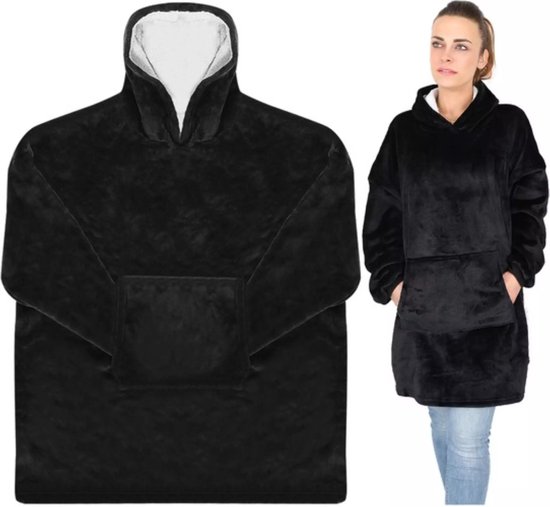Ruhhy Hoodie Deken - Ultieme Warmte & Comfort - XXL Sherpa Deken voor Iedereen