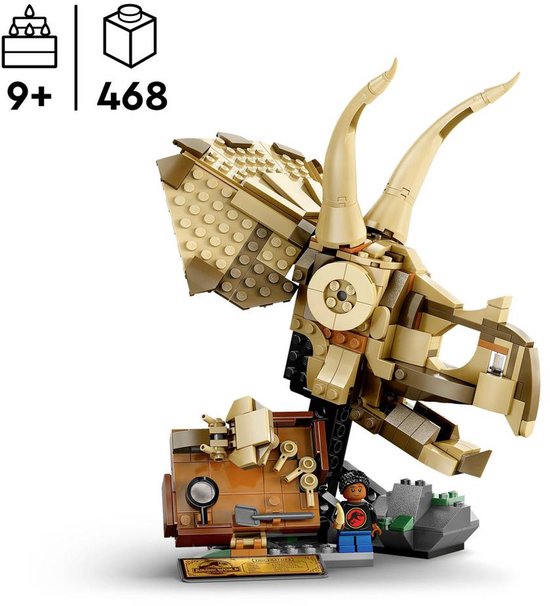 LEGO Jurassic World Dinosaurusfossielen: Triceratops schedel - 76969
