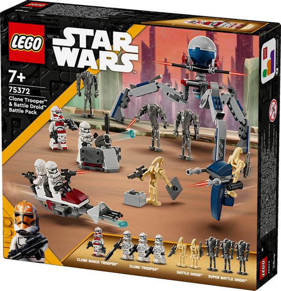 LEGO Star Wars Clone Trooper™ & Battle Droid™ Battle Pack - 75372