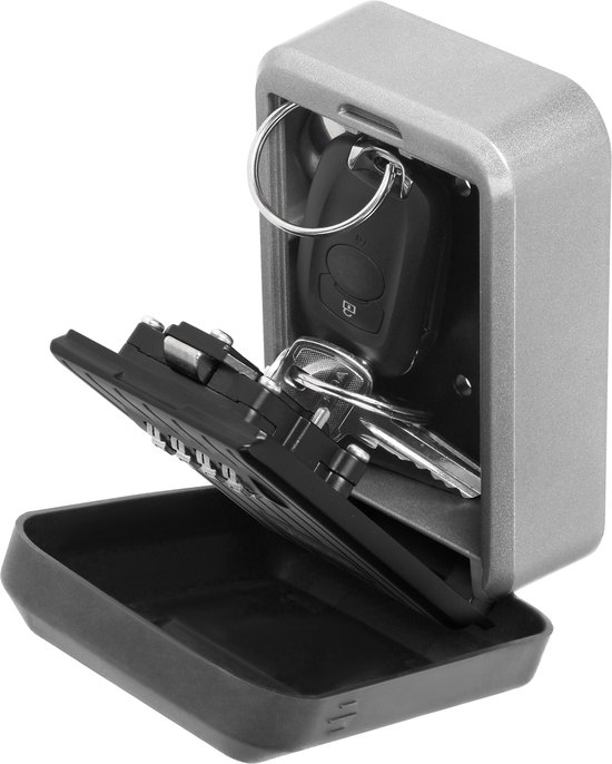 Virone Mini sleutelkluis met combinatieslot en rubber cover