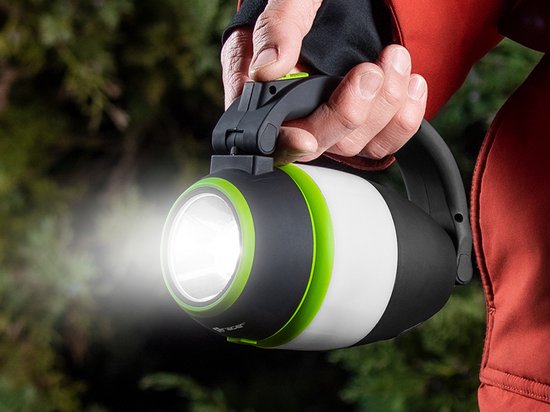 Tracer Flex 3-in-1 Multifunctionele Draagbare Campinglamp - Zaklamp - Tafellamp - Oplaadbare Powerbank lamp 1500 mAh - Outdoor Verlichting - Camping Accessoire