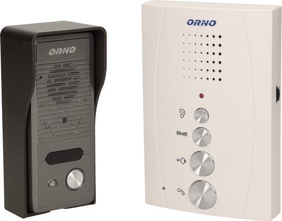 Orno ELUVIO Sprechanlage 1 Familienhaus 4-Draht, Volume Regler, Frteisprecheinrichtung und Torsteuerung