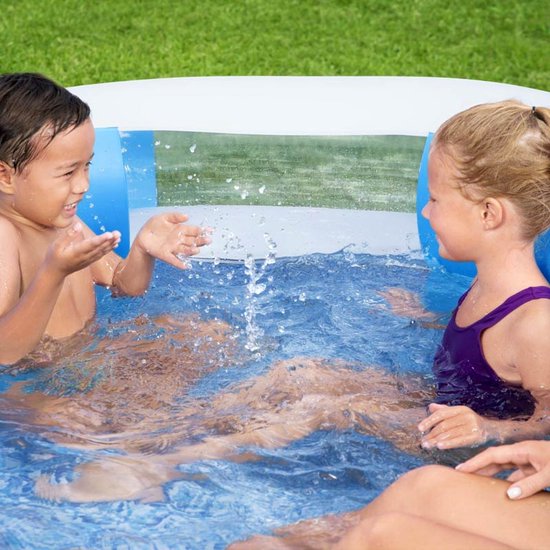 Bestway Zwembad Splashview 270x198x51 cm blauw en wit