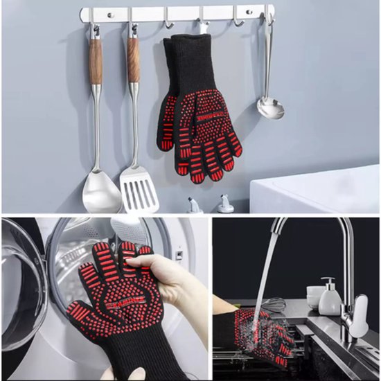 Kaminer BBQ-handschoenen – Hittebestendig & Antislip – Voor Grill & Oven