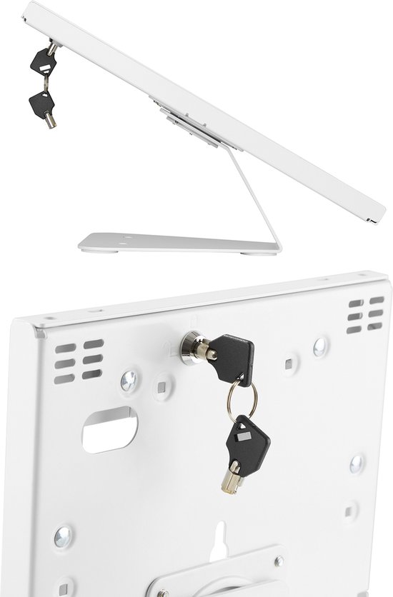 Maclean - Anti-Theft Tablet Mount Beugel - Wit