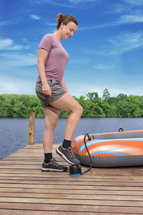 Bestway Opblaasbare 13 cm Voetpomp voor Opblaasbaar en Kamperen 62147