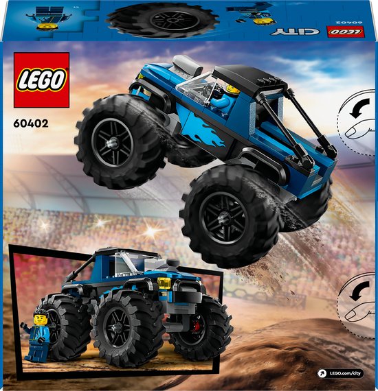 LEGO City Blauwe monstertruck - 60402