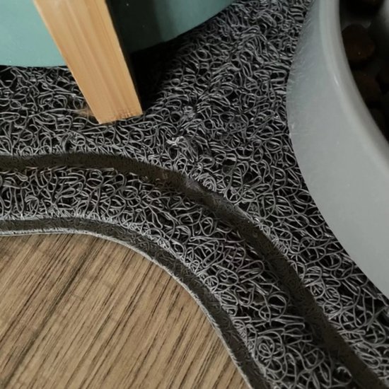 Purlov Grijze voerbakmat voor honden en katten