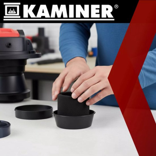 Kaminer Herbruikbaar sponsfilter 28 x 7,5 cm voor Kaminer 20 liter was- en industrieel stofzuiger
