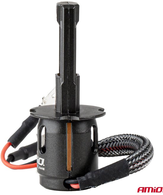 AMiO F25 PRO BLACK FULL CANBUS H3 – 68W 6000K Wit 12V/24V - Hoge Helderheid