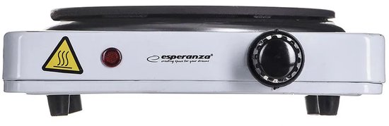 Esperanza EKH002W kookplaat Zwart, Wit Aanrecht Gesealde plaat 1 zone(s)
