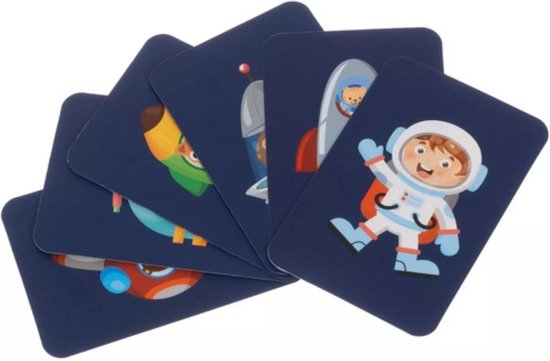 Kruzzel Magnetische Puzzel - Ruimte - 50 Magneten & 6 Kaarten