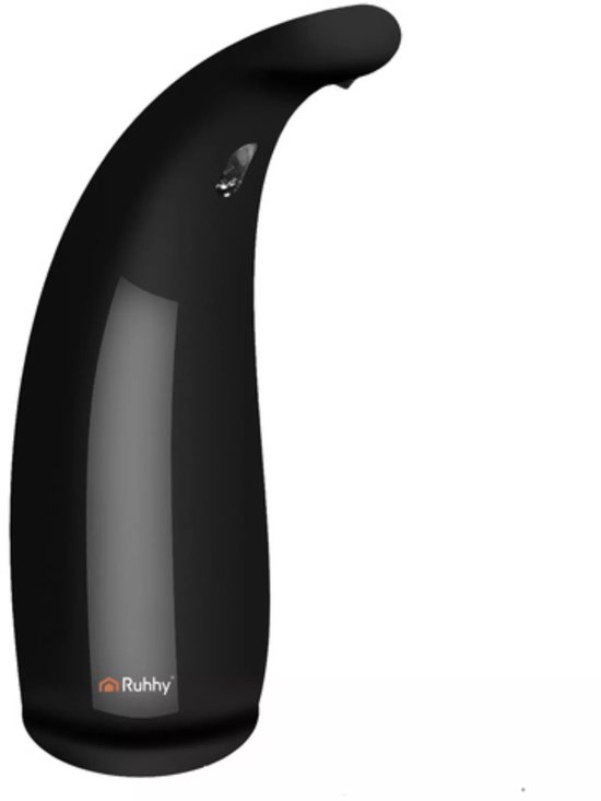Ruhhy touchless zeepdispenser zwart – 300 ml sensorbediening