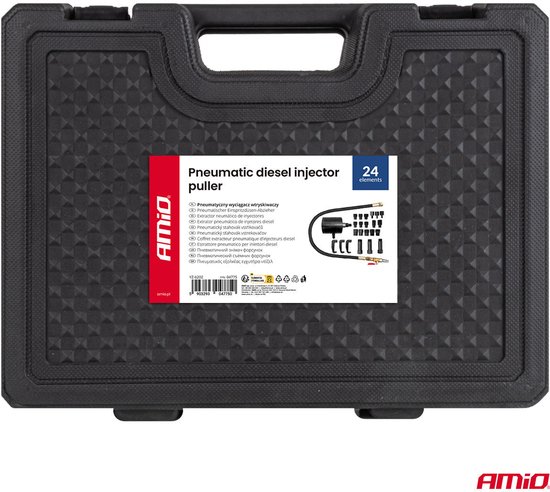 AMiO Pneumatische Injector Trekker Set 24 stuks - Professionele Diesel Injector Verwijder Tool