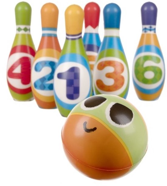 Kruzzel Kinder Bowling Set - Veilig en Kleurrijk Spelplezier voor Kinderen