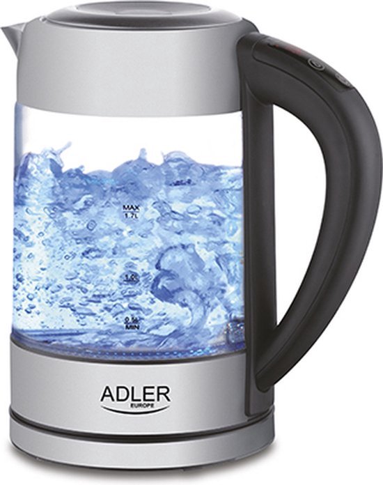 Adler AD 1247 - Glazen Waterkoker met kleurverlichting 1,7 liter