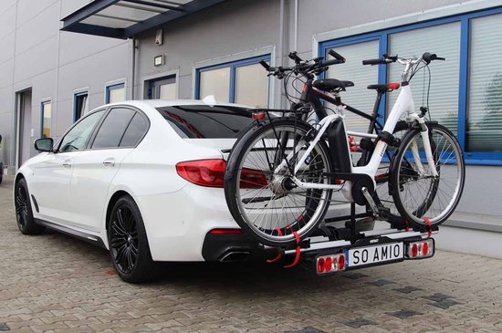 Fietsendrager voor de trekhaak - 2 e-bikes