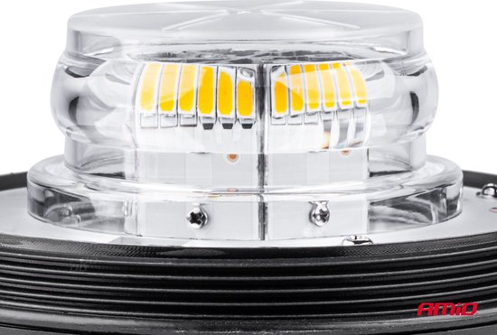 AMiO Stroboscoop Zwaailicht Waarschuwingslamp W03B 3BOLT 36LED 12/24V IP56 Oranje R65 R10