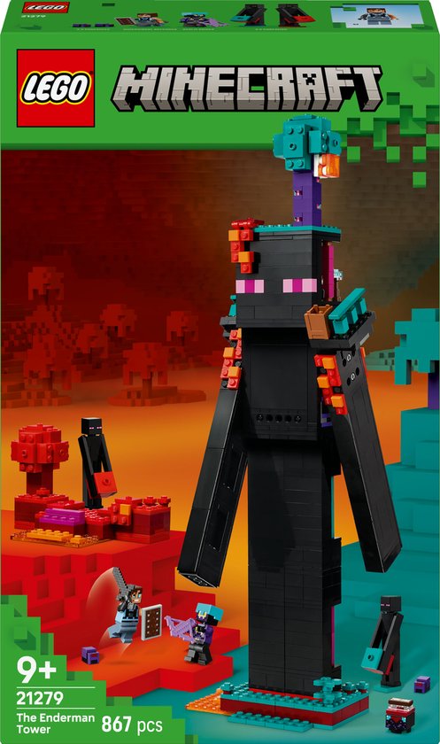 LEGO Minecraft 2in1 De Enderman Toren Speelgoed voor Kinderen - 21279
