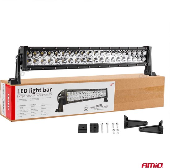 LED Lichtbalk - Dubbele rij - Rechte balk - 120W 12000LM - Combo