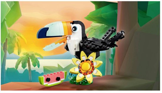 LEGO® Creator 3in1 Wilde Dieren: Tropische Toekan - 31173