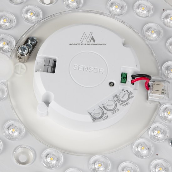 Maclean MCE347 - Plafondlamp met Bewegingssensor - 12W 950lm 4000K IP44