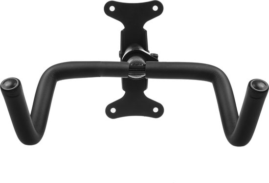 Maclean - Fiets muurbeugel - Fietsenrek - Wandmontage / Ophangsysteem - max. belasting 30kg - Zwart