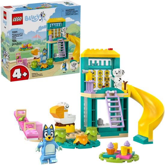 LEGO® Bluey: Bluey en Chloé in de Speeltuin Bouwset - 11201