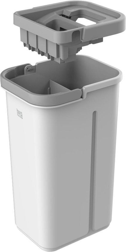 Teesa TSA0045 - Dweilset met 2-in-1 spoel- en wringemmer, 5,7 liter