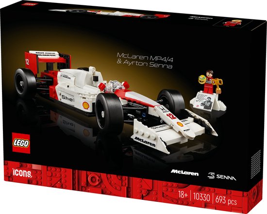 LEGO Icons McLaren MP4/4 en Ayrton Senna - 10330