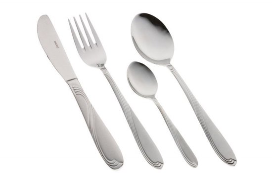 KINGHOFF 3554 - luxe bestekset koffer - 72 delig - 12 persoons - Modern bestek