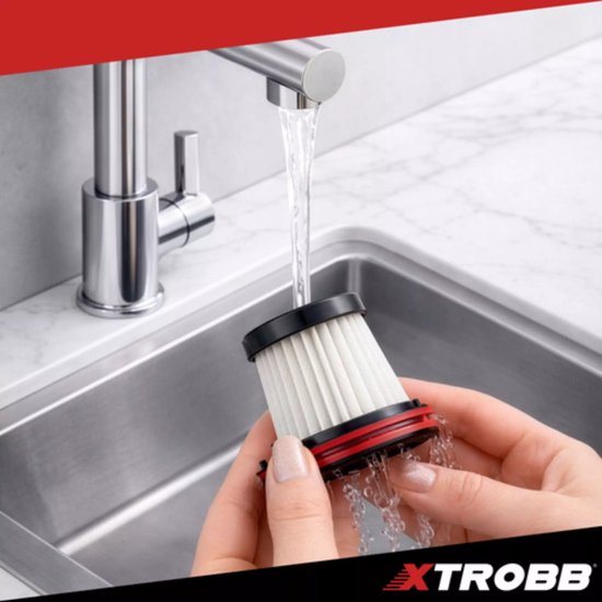 Xtrobb Draadloze handstofzuiger met sterke zuigkracht voor auto en interieur