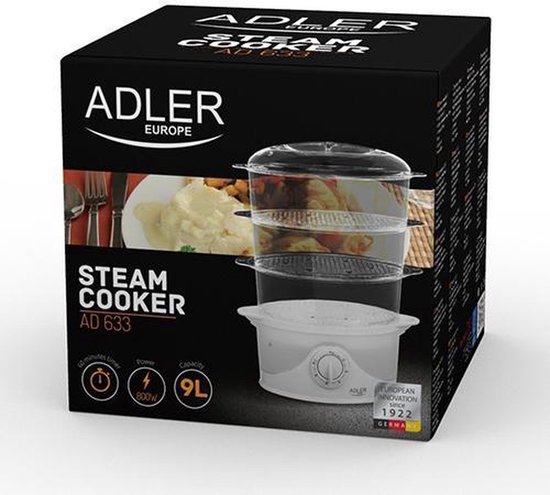 Adler AD 633 Stoomkoker 800 Watt