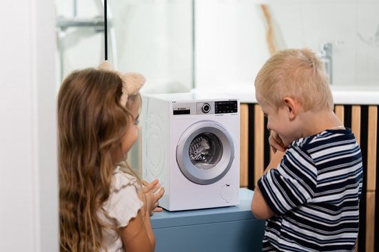 Klein Toys Bosch speelgoed wasmachine - incl. realistische functies - incl. bijpassende geluiden - wit