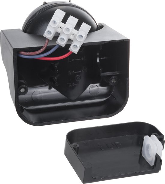 Maclean - LED-lamp met bewegingsmelder | 800/1200W - IP44 - Zwart