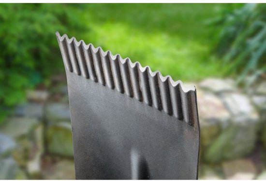 Schep / Spade  T-REX verharde kartel. Houten steel. Recht blad.