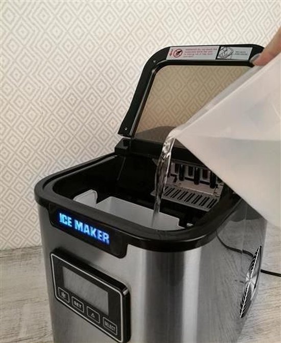 Malatec Ice Maker - IJsblokjesmachine - IJsblokjes - IJsmachine - IJsblokjesmaker - Ice cube maker - IJsklontjes - IJsklontjes maker - Draagbare elektrische ijs machine